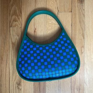 Coachtopia Ergo Patchwork Bag Green and Blue Upcrafted Bag NWT